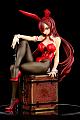 ORCATOYS FAIRY TAIL Erza Scarlet Bunny girl_Style/type rosso 1/6 PVC Figure gallery thumbnail