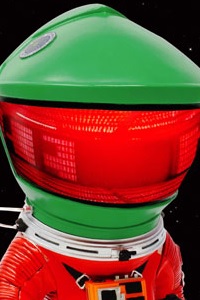 X PLUS Defo-Real 2001: A Space Odyssey Astronaut 2.0 Red Suit & Green Helmet PVC Figure