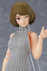MAX FACTORY figma Styles figma Female Body (Chiaki) with Backless Sweater Co-de