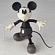 KAIYODO Figure Complex Movie Revo Series No.013EX Mickey Mouse (1936/Monotone Colour Ver.) Action Figure gallery thumbnail