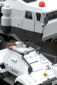 GOOD SMILE COMPANY (GSC) Mobile Police Patlabor MODEROID Type-98 Special Command Vehicle & Type-99 Special Labor Carrier 1/60 Plastic Kit (Re-release)