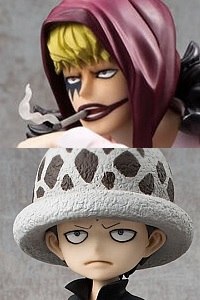MegaHouse Portrait.Of.Pirates ONE PIECE LIMITED EDITION Corazon & Law PVC Figure (2nd Production Run)