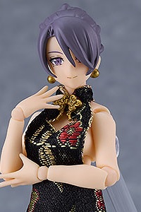 MAX FACTORY figma Female Body (Mika) with Mini-skirt China One-piece Co-de (Black)