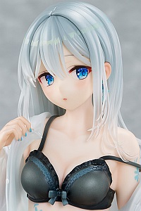 Union Creative Fuumi Illustration Okigae Ginpatsu-chan -Sorairo no Asa- Gentei Ishou Ver. Plastic Figure