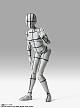 BANDAI SPIRITS S.H.Figuarts Body-chan -Sports- Edition -Wireframe- (Gray Color Ver.) gallery thumbnail