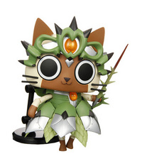 MegaHouse Game Characters Collection Monster Hunter Portable 3rd Moving! Airou Reia Neko Series 