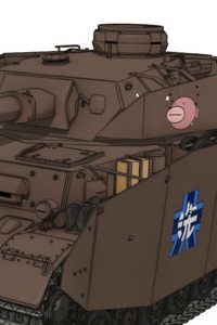 PLATZ Girls und Panzer Panzer IV Type D Type H -Anko Team ver.- 1/35 Plastic Kit