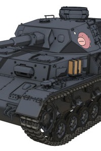 PLATZ Girls und Panzer Panzer IV D Type Kai F2 Type -Anko Team ver.- 1/35 Plastic Kit