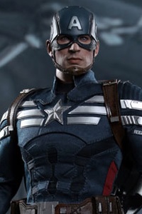 Hot Toys Movie Masterpiece Captain America Winter Solider Captain America Stealth Suit Ver.1/6 Action Figure