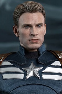 Hot Toys Movie Masterpiece Captain America Winter Solider Captain America Stealth Suit Ver. & Steve Rogers Set 1/6 Action Figure