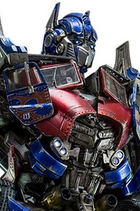threeA Toys Transformers Dark Side of the Moon Optimus Prime Action Figure