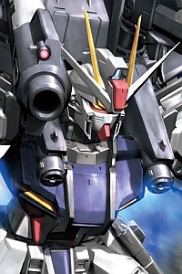 Gundam SEED MG 1/100 GAT-X105E+P202QX Strike E + IWSP (Luca's Unit)