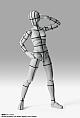 BANDAI SPIRITS S.H.Figuarts Body-chan -Sports- Edition -Wireframe- (Gray Color Ver.) gallery thumbnail