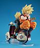 MegaHouse Desktop Real McCoy EX Dragon Ball Z Super Saiyan Son Goku & Super Saiyan Son Gohan & Bike Plastic Figure gallery thumbnail