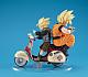 MegaHouse Desktop Real McCoy EX Dragon Ball Z Super Saiyan Son Goku & Super Saiyan Son Gohan & Bike Plastic Figure gallery thumbnail