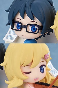 GOOD SMILE ARTS Shanghai Shigatsu wa Kimi no Uso Qset+ Miyazono Kaori & Arima Kosei Plastic Figure (2nd production run)